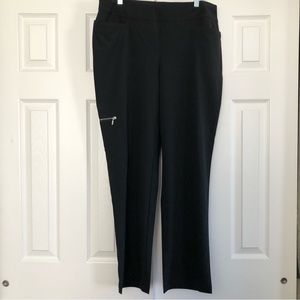 NEW Chico’s Weekend Cargo Pants - Black (Chico’s Size 2R)